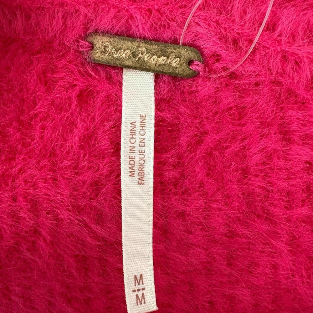 Free People Star Sign Sweater | Pink Firework | Size M | NWT - Picture 9 of 11